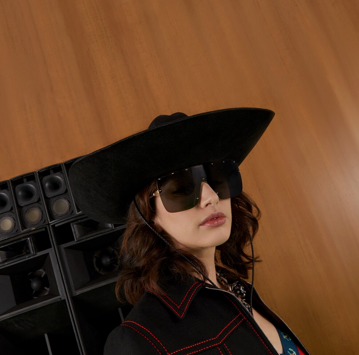 Gucci 99mm Shield Sunglasses