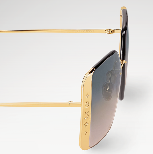 LV Moon Metal Square Sunglasses