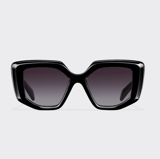 Sunglasses with triangle logo